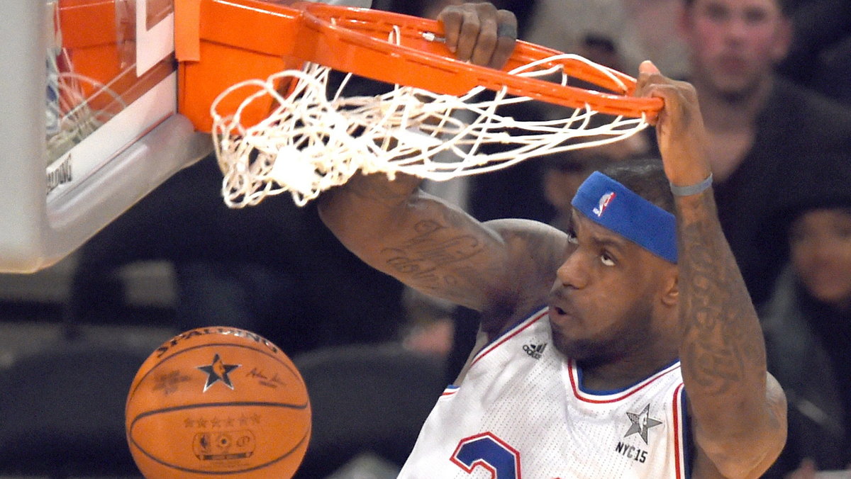 LeBron James, fot. AFP PHOTO / TIMOTHY A. CLARY