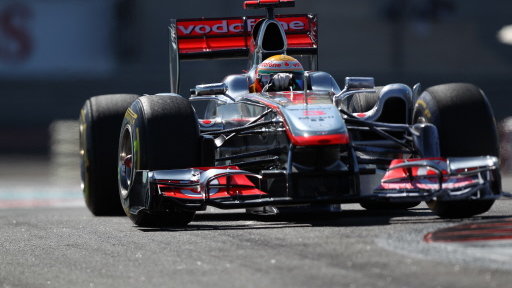 Lewis Hamilton w swym bolidzie