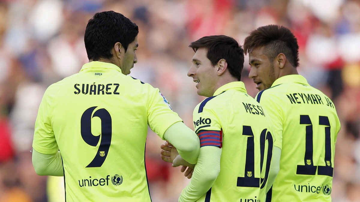 Luis Suarez, Lionel Messi i Neymar