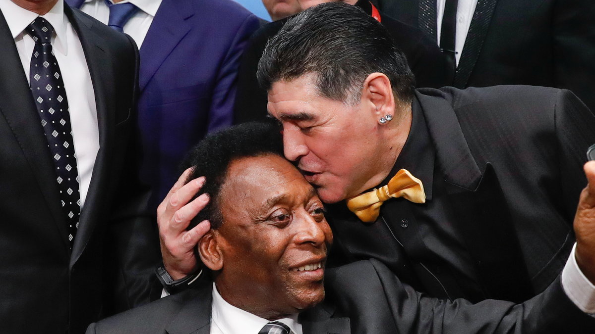 Pele i Diego Maradona