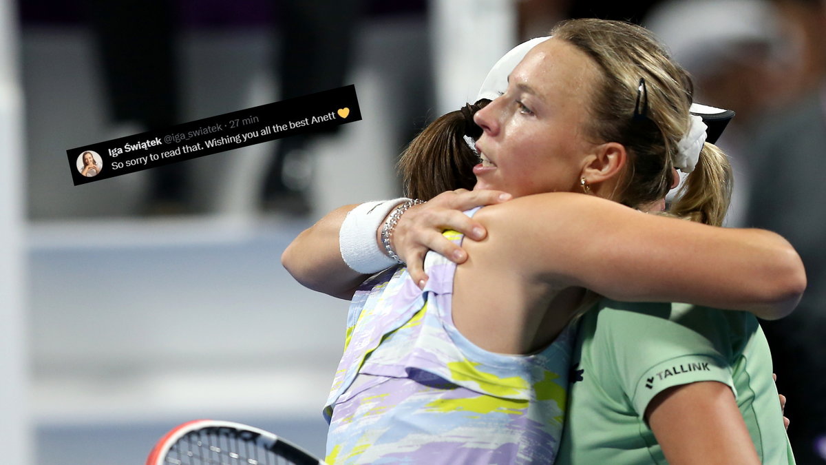 Iga Świątek i Anett Kontaveit