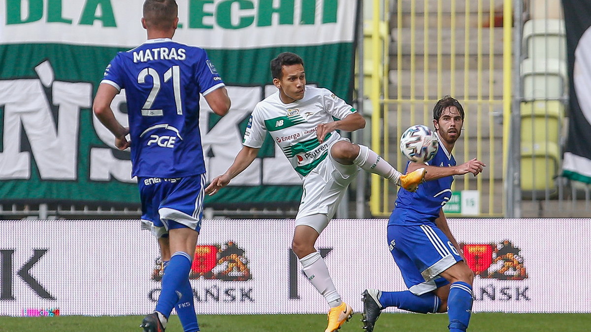 Pilka nozna. PKO Ekstraklasa. Lechia Gdansk. Trening. 13.05.2021