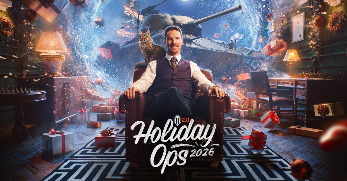Operacje Świąteczne 2026 w World of Tanks. Benedict Cumberbatch w roli głównej