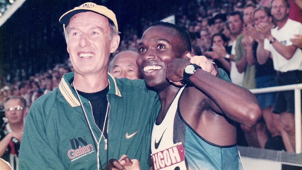 Sławomir Nowak i Wilson Kipketer