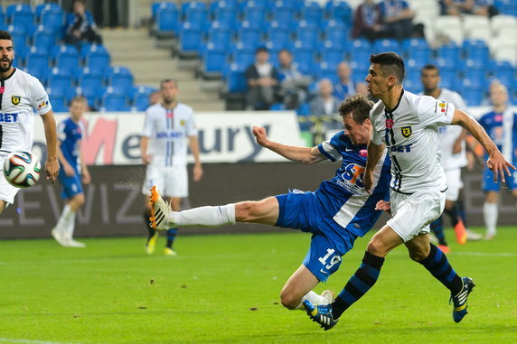 PIŁKA NOŻNA LIGA POLSKA LECH POZNAŃ ZAWISZA BYDGOSZCZ (Kasper Hamalainen)