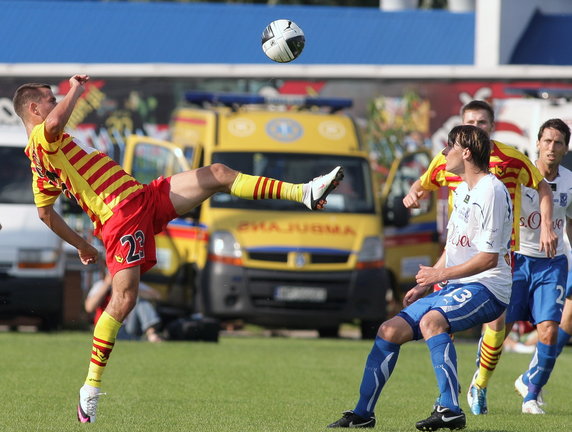 PIŁKA NOŻNA SUPERPUCHAR POLSKI LECH POZNAŃ KONTRA JAGIELLONIA