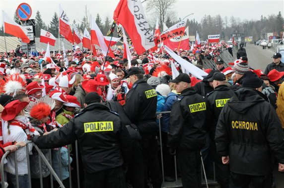 Kibice na pożegnaniu Adama Małysza