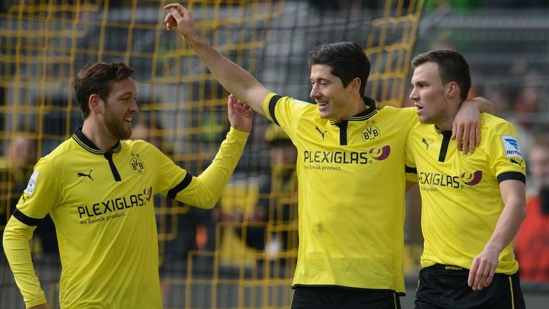 Robert Lewandowski w Bundeslidze strzela regularnie