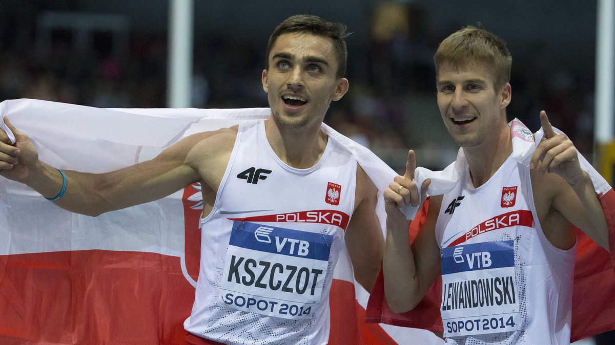 Adam Kszczot i Marcin Lewandowski