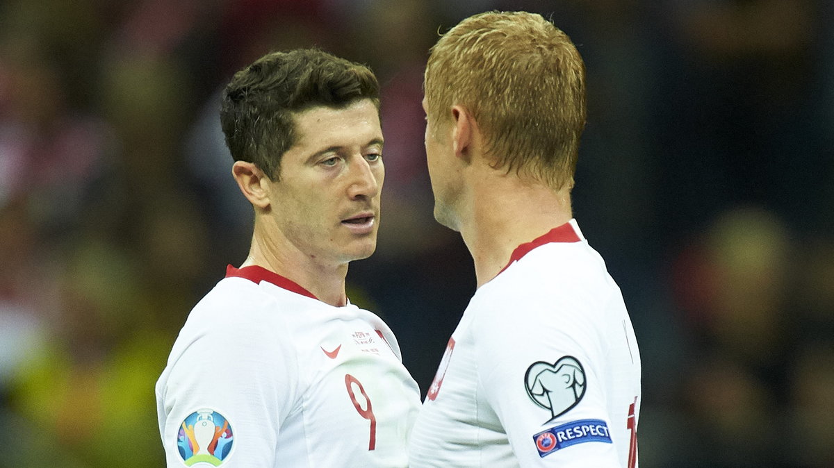 Robert Lewandowski i Kamil Glik