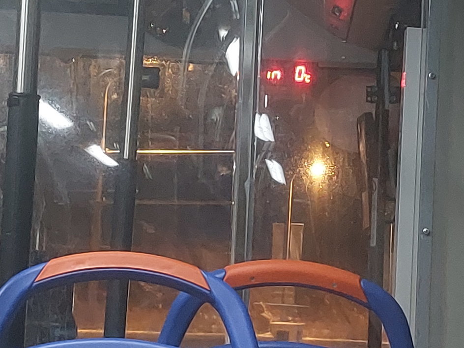 0 st. C, a czasami mniej. Taka temperatura jest w większości autobusów poruszających się na trasach w Zhangjiakou