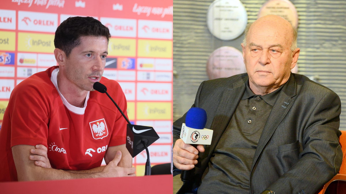 Od lewej: Robert Lewandowski i Grzegorz Lato