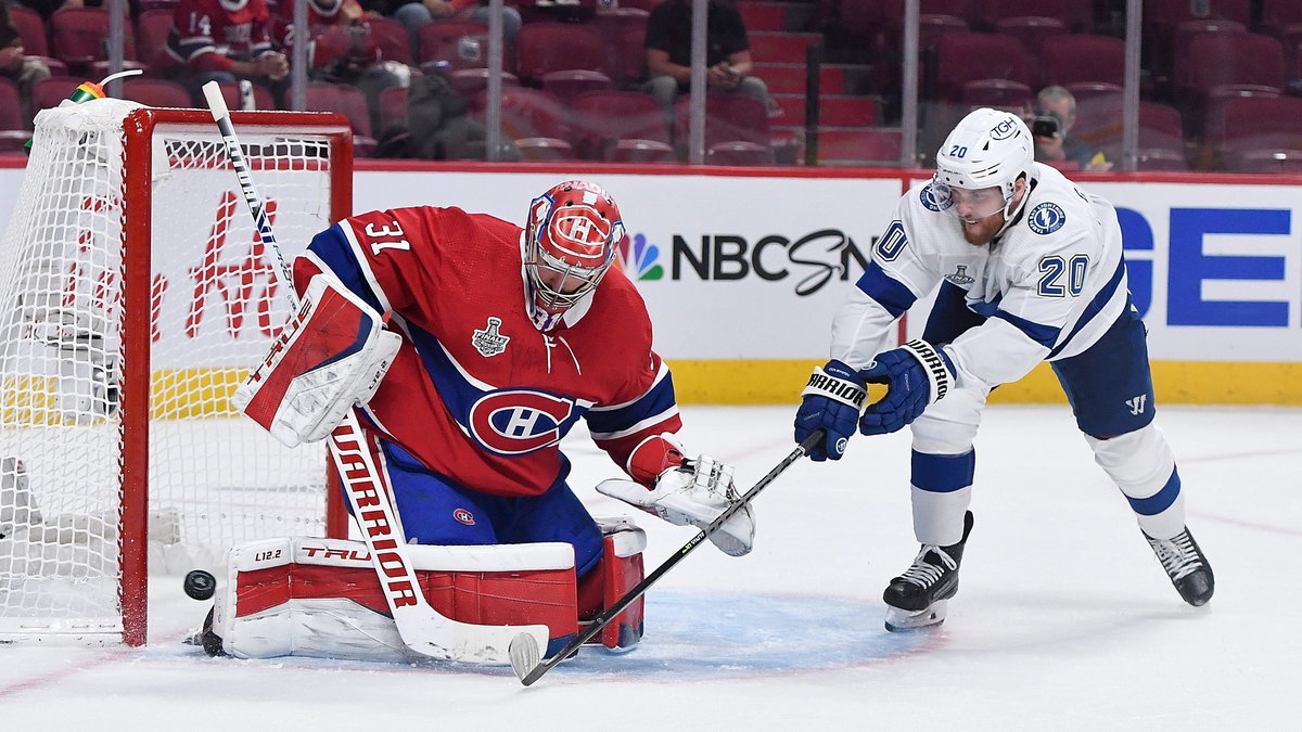 W trzech meczach finałowych Tampa nie pozwoliła wyjść na prowadzenie graczom Montreal Canadiens nawet na sekundę!