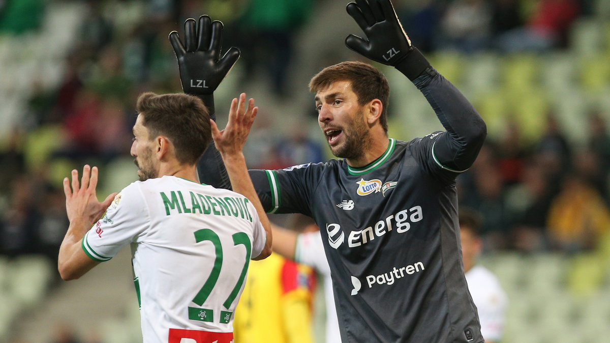 Filip Mladenović i Dusan Kuciak (Lechia Gdańsk)