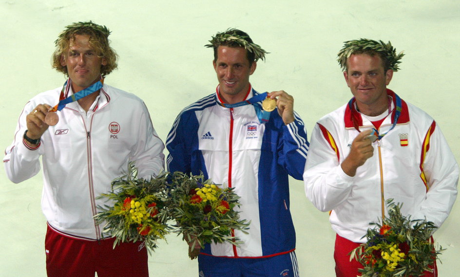 Po nieudanych igrzyskach w Sydney brązowy medal w Atenach ogromnie ucieszył naszego mistrza. (fot. AFP)