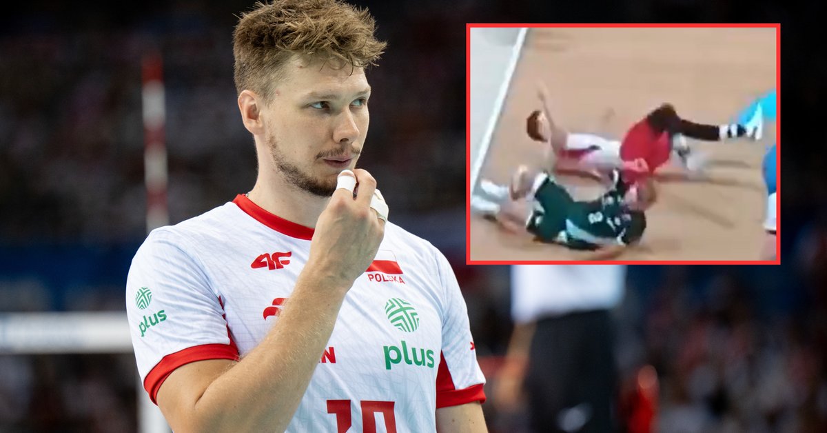 To wyglądało fatalnie! Polacy zderzyli się pod siatką. Zwrot w sprawie "poszkodowanego"