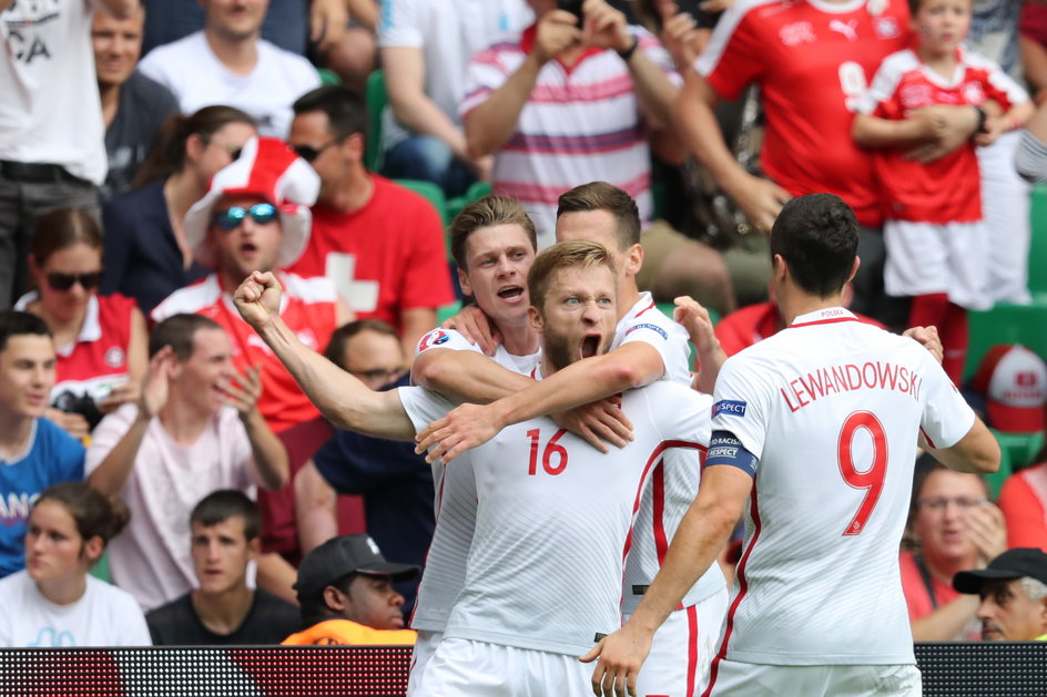 Trio z Borussii w barwach reprezentacji Polski.