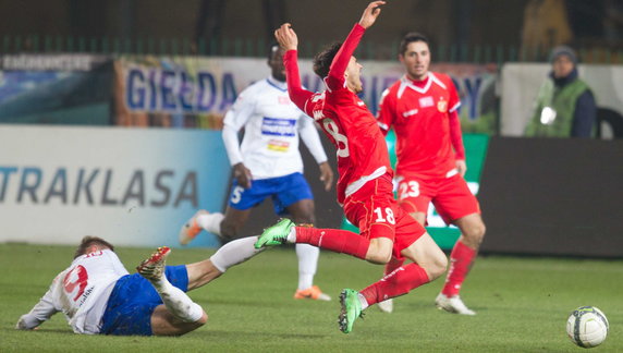 PIŁKARSKA EKSTRAKLASA PODBESKIDZIE KONTRA WIDZEW