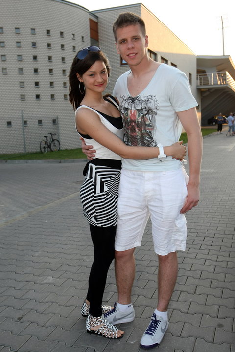 Sandra Dziwiszek i Wojciech Szczęsny (zdjęcie z 2011 r.)