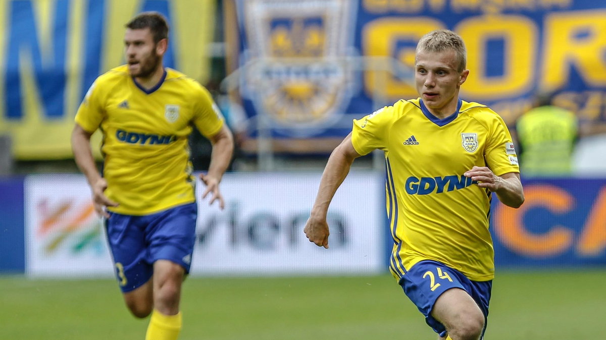 Pilka nozna. Ekstraklasa. Arka Gdynia - Slask Wroclaw. 16.07.2017