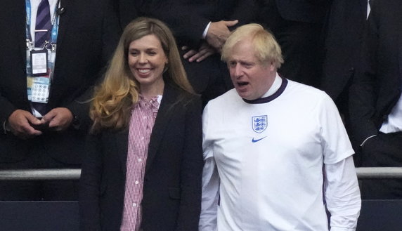 Boris Johnson z żoną Carrie