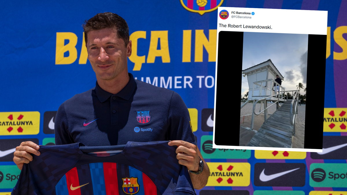 Robert Lewandowski został zaprezentowany przez Barcelonę