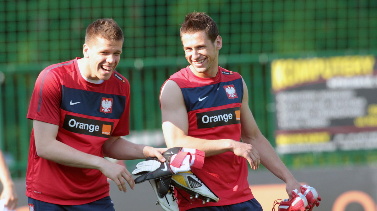 Wojciech Szczęsny i Adam Krychowiak