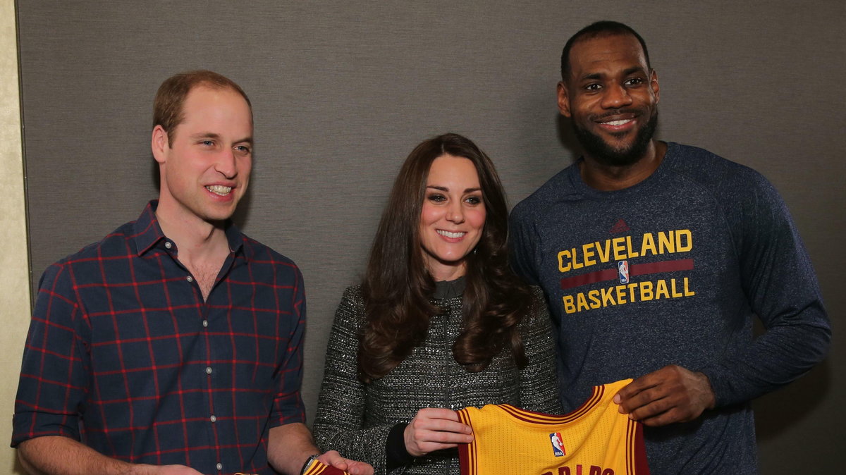 William, Kate i LeBron James