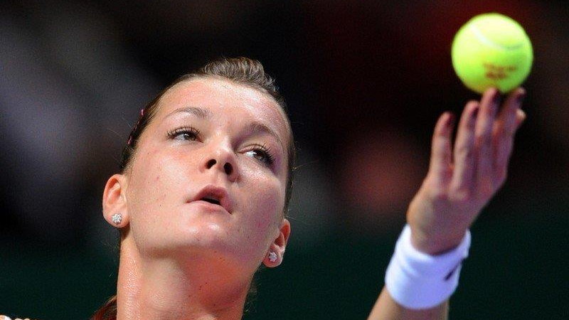 Agnieszka Radwańska w meczu z Sarą Errani