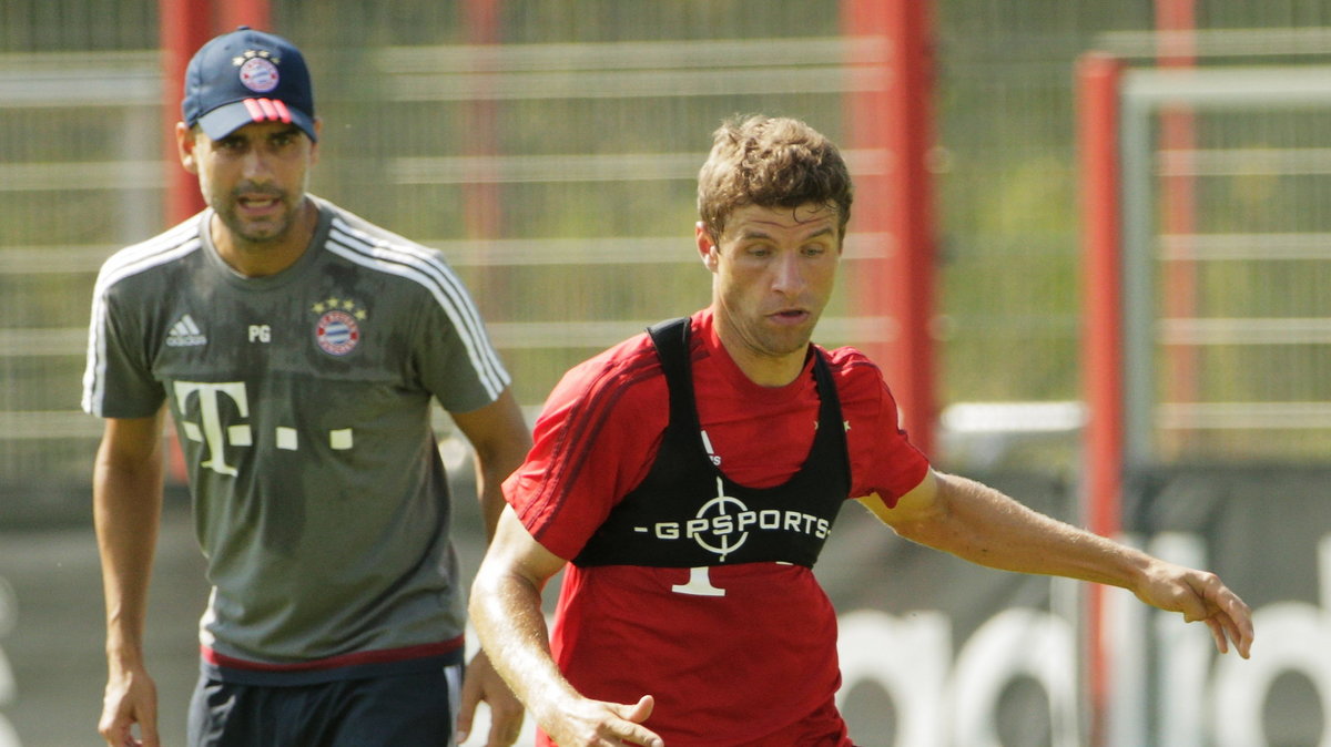 Josep Guardiola i Thomas Mueller