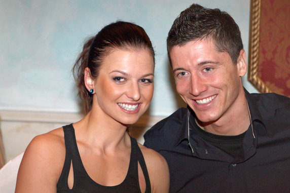 Anna Stachurska i Robert Lewandowski