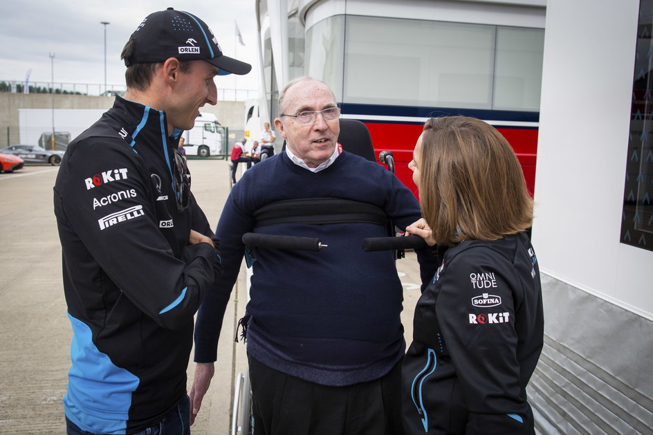 Robert Kubica, Sir Frank Williams, Claire Williams