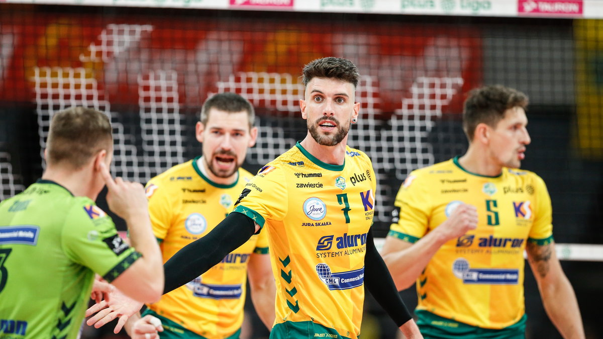 Siatkowka. PlusLiga. Trefl Gdansk - Aluron CMC Warta Zawiercie. 10.10.2021