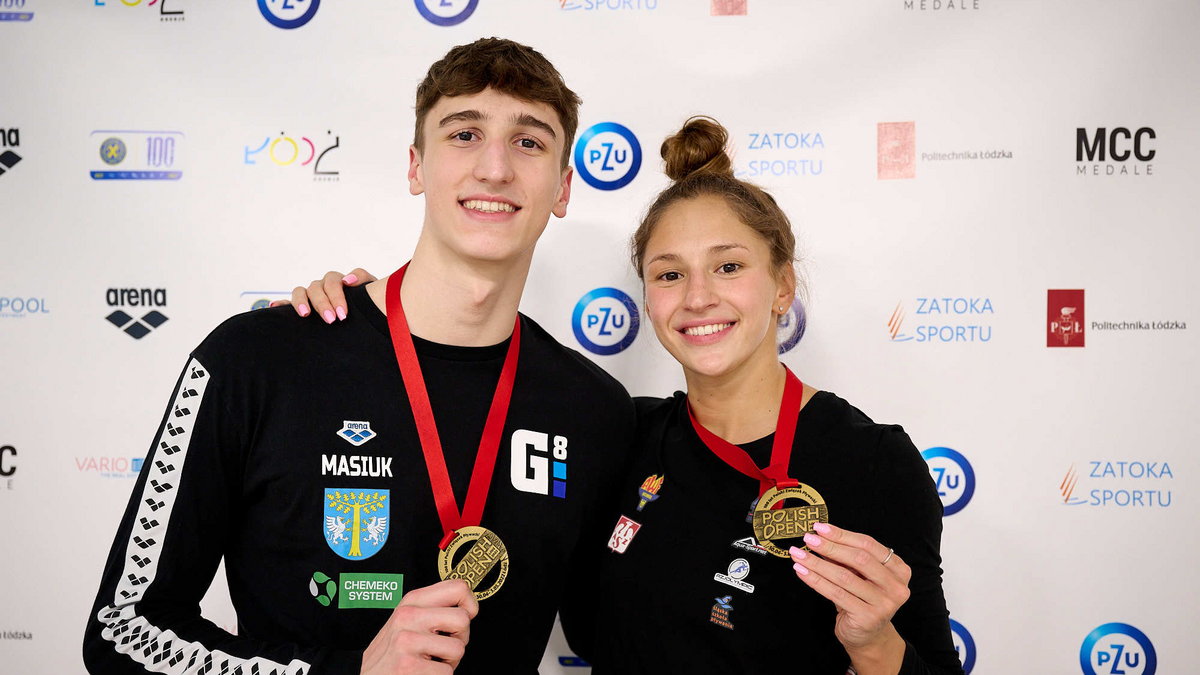 Ksawery Masiuk i Paulina Peda