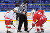 RUSSIA PUTIN ICE HOCKEY (Vladimir Putin takes part in a match between former Russian ice hockey stars and students)