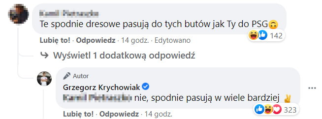 Grzegorz Krychowiak odpowiada fanom na komentarze