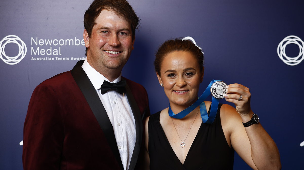 Ashleigh Barty i jej mąż Garry Kissick