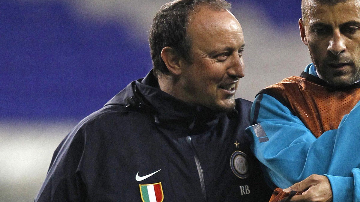 Rafael Benitez (z lewej) i Walter Samuel