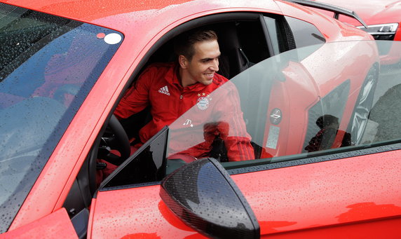 Piłkarze Bayernu Monachium testowali samochody