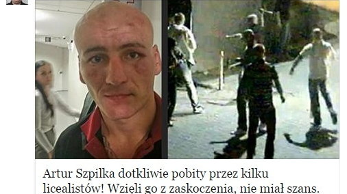 Artur Szpilka pobity