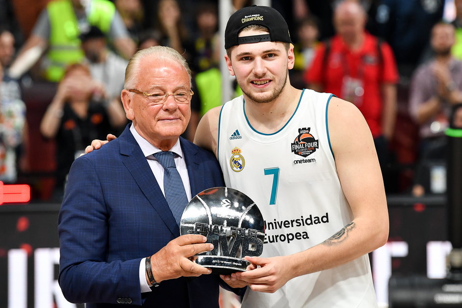 Luka Dončić z nagrodą dla MVP EuroLigi