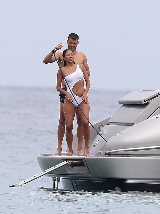 Nicole Scherzinger i jej chłopak Grigor Dimitrov na wakacjach