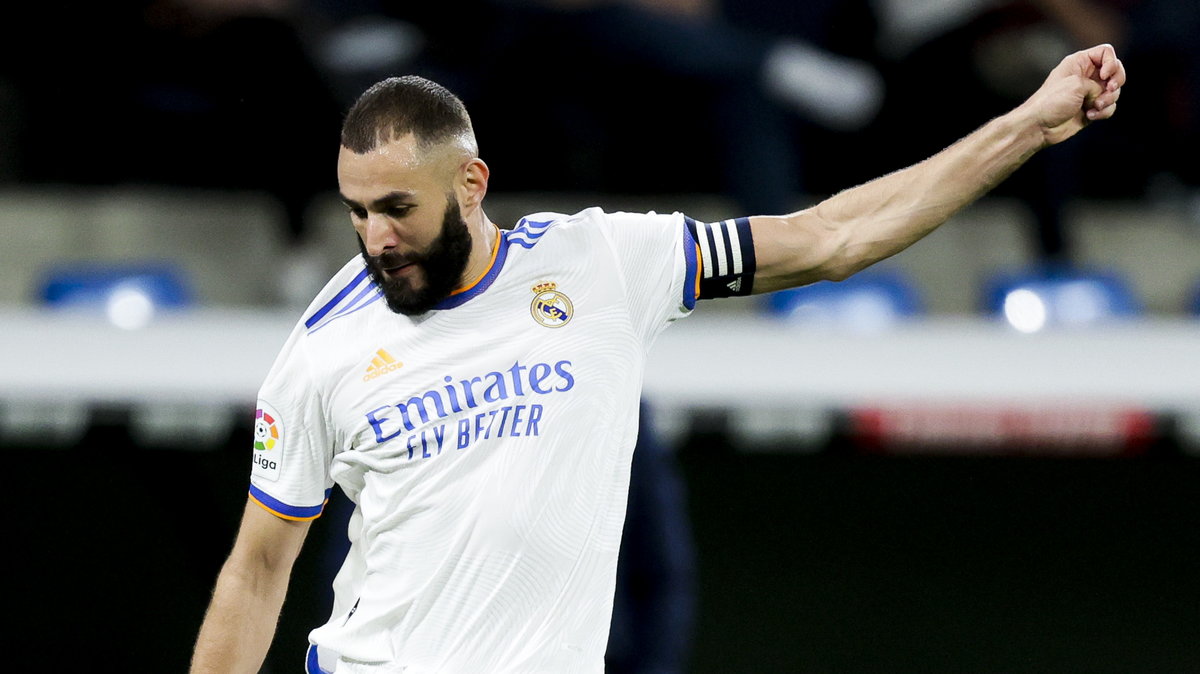 Karim Benzema w meczu z RCD Mallorca