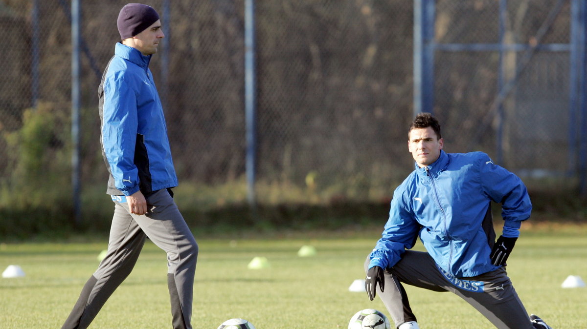 PIŁKA NOŻNA PUCHAR UEFA LECH POZNAŃ TRENING