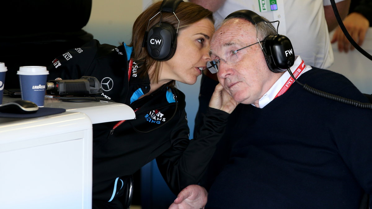 Claire Williams i Frank Williams