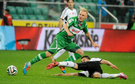 WARSZAWA PIŁKA NOŻNA LEGIA LECHIA (Michał Żyro Daniel Łukasik)