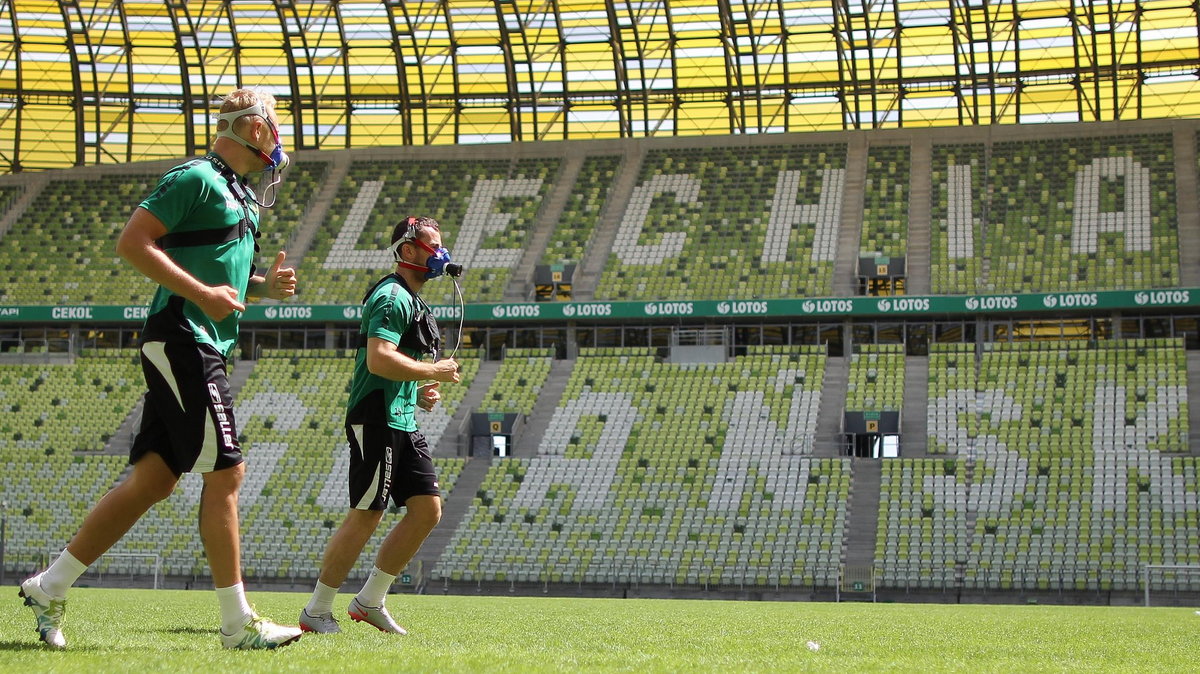 Pilka nozna. Ekstraklasa. Lechia Gdansk. Badania wytrzymalosciowe. 18.06.2016