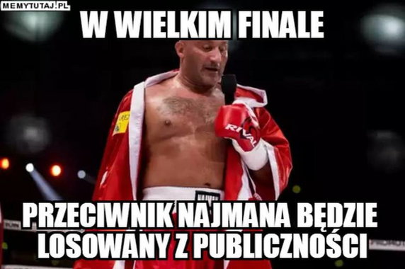 MMA-VIP. Gala Marcina Najmana. Memy z bokserem