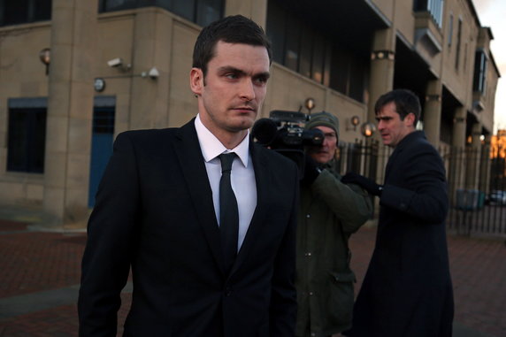 Adam Johnson podczas jednej z rozpraw