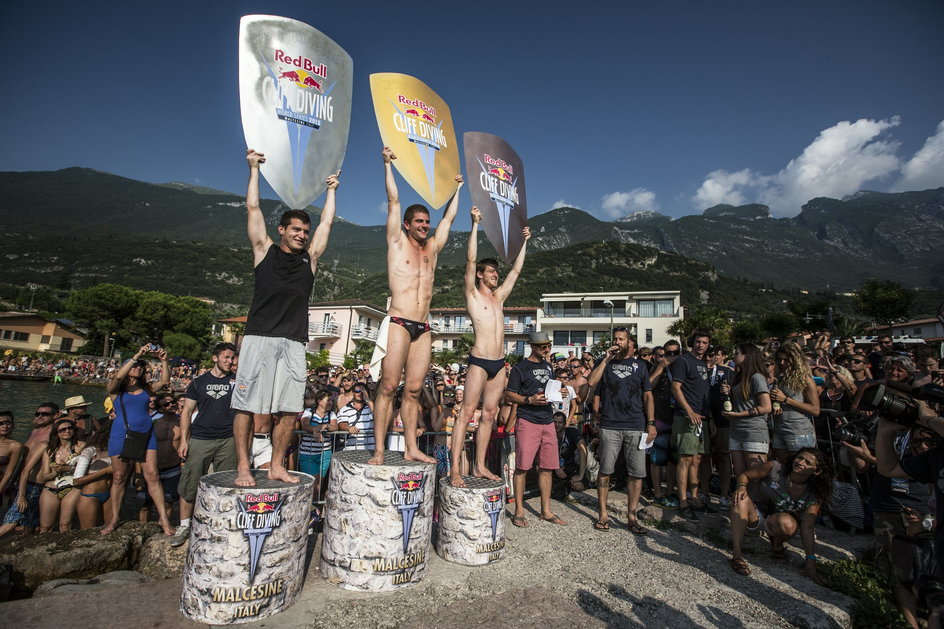 Zwycięzcy Red Bull Cliff Diving World Series 2013 Malcesine